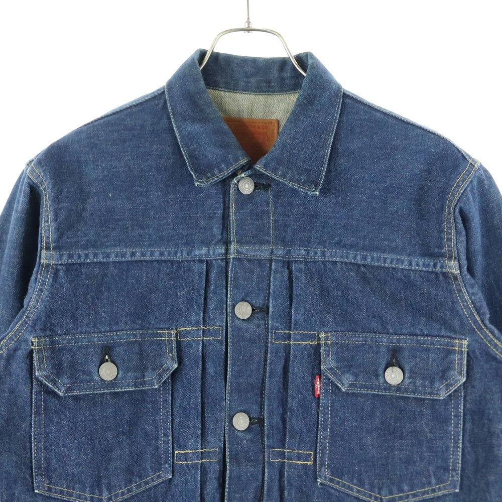 Levi's(リーバイス) 71507 2nd レプリカ復刻 BIGE ボタン裏J02 2ポケットデニムジャケット インディゴ