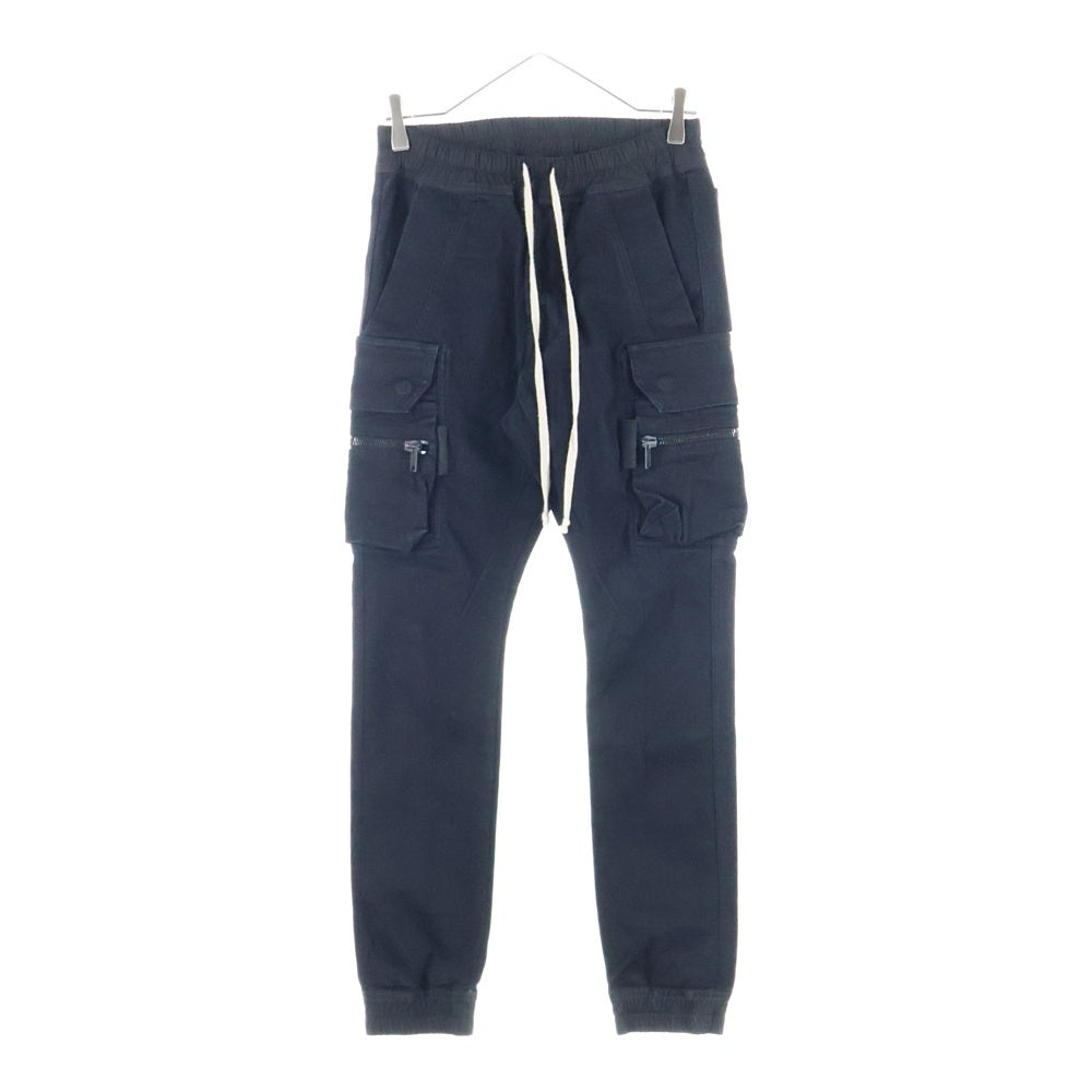 Rick Owens(リックオウエンス) 16AW MASTDON期 JOGGING CARGOS マストドン期 カーゴジョギングパンツ ブラック RR16F6300-SB