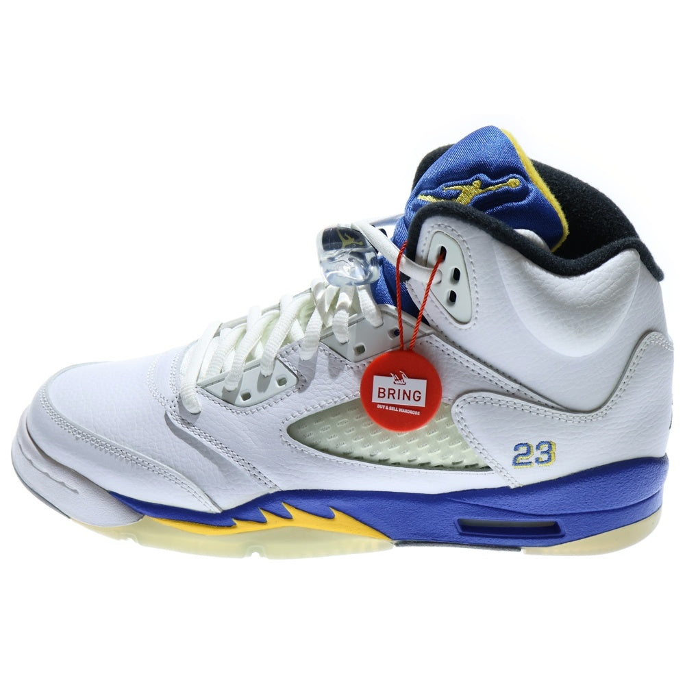 NIKE(ナイキ) 【観賞用 2013年製】 WMNS Air Jordan 5 Retro GS Laney エアジョーダン5 レトロ GS レイニー レディース ハイカットスニーカー US7Y/25cm 440888-189