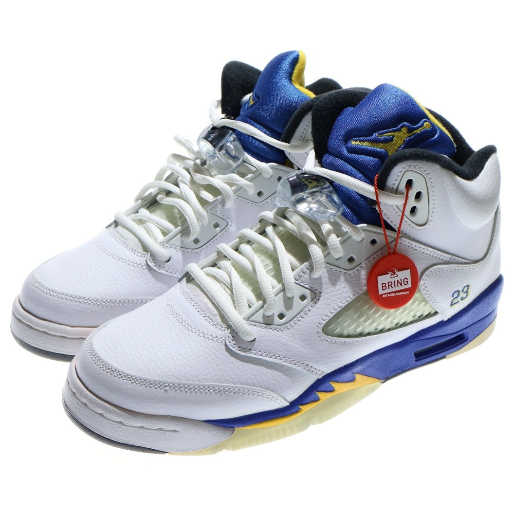 NIKE(ナイキ) 【観賞用 2013年製】 WMNS Air Jordan 5 Retro GS Laney エアジョーダン5 レトロ GS レイニー レディース ハイカットスニーカー US7Y/25cm 440888-189
