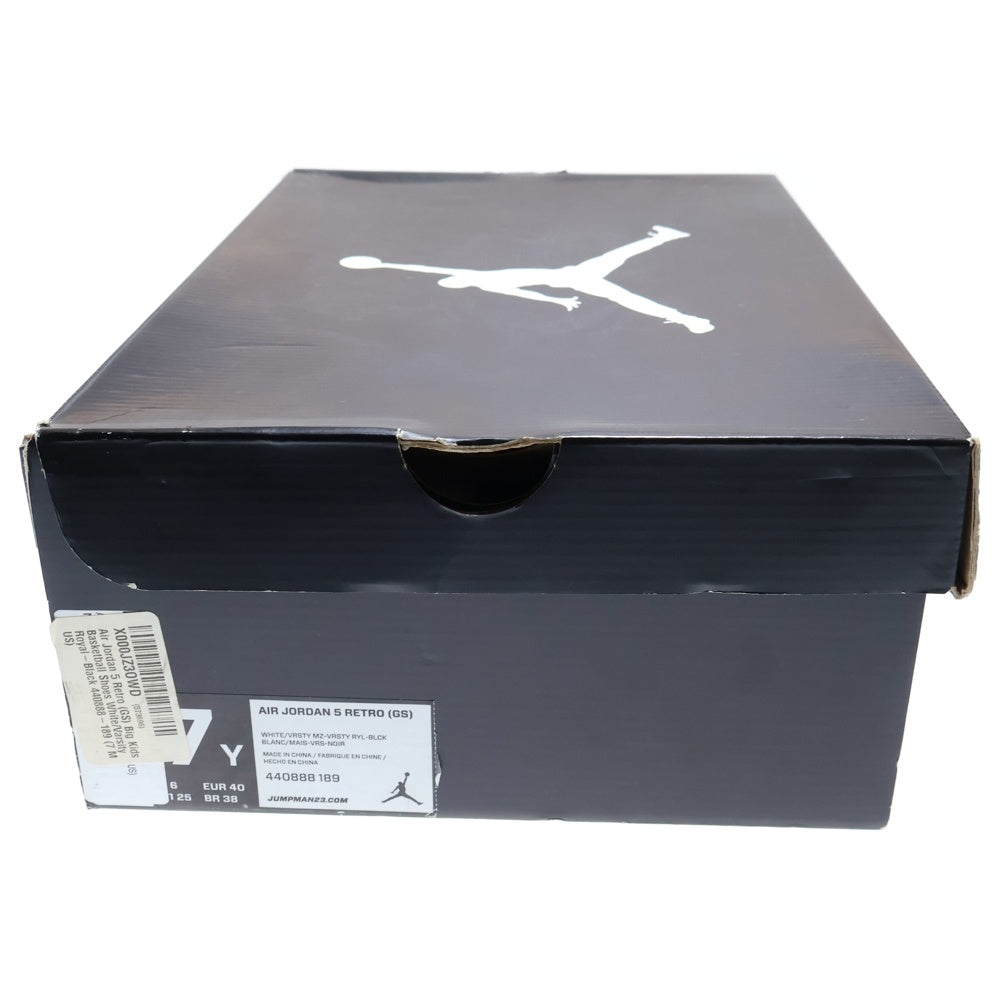 NIKE(ナイキ) 【観賞用 2013年製】 WMNS Air Jordan 5 Retro GS Laney エアジョーダン5 レトロ GS レイニー レディース ハイカットスニーカー US7Y/25cm 440888-189