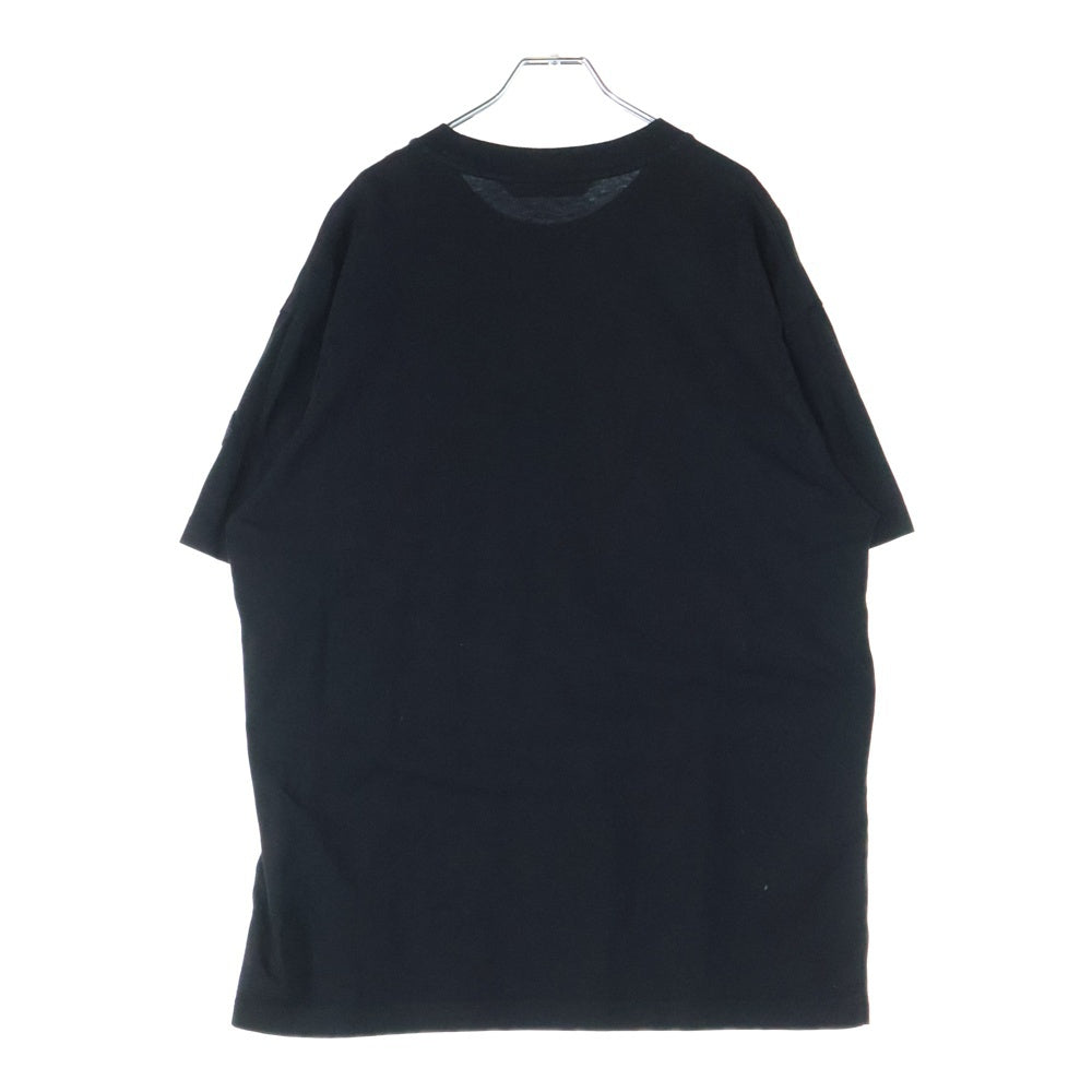 MONCLER(モンクレール) 23SS T-SHIRT SS ロゴプリント クルーネック 半袖Tシャツカットソー ブラック I10918C00019 M2326