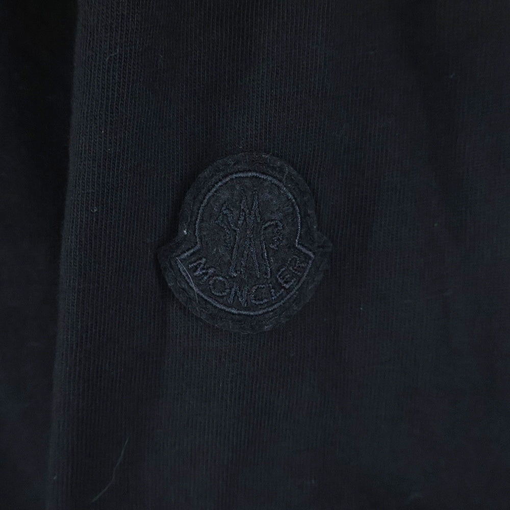MONCLER(モンクレール) 23SS T-SHIRT SS ロゴプリント クルーネック 半袖Tシャツカットソー ブラック I10918C00019 M2326