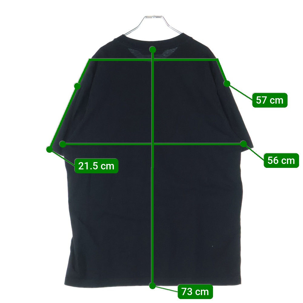 MONCLER(モンクレール) 23SS T-SHIRT SS ロゴプリント クルーネック 半袖Tシャツカットソー ブラック I10918C00019 M2326