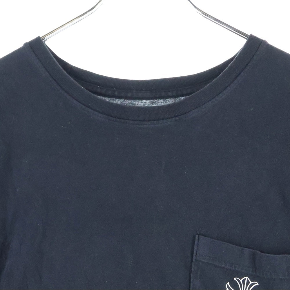 CHROME HEARTS(クロムハーツ) Honolulu Back CH Plus Tee ホノルル バックCHプラス クルーネック半袖Tシャツカットソー ブラック