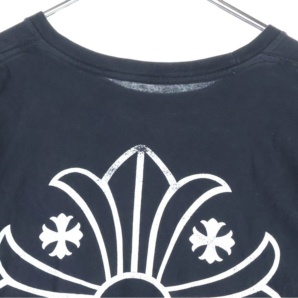 CHROME HEARTS(クロムハーツ) Honolulu Back CH Plus Tee ホノルル バックCHプラス クルーネック半袖Tシャツカットソー ブラック
