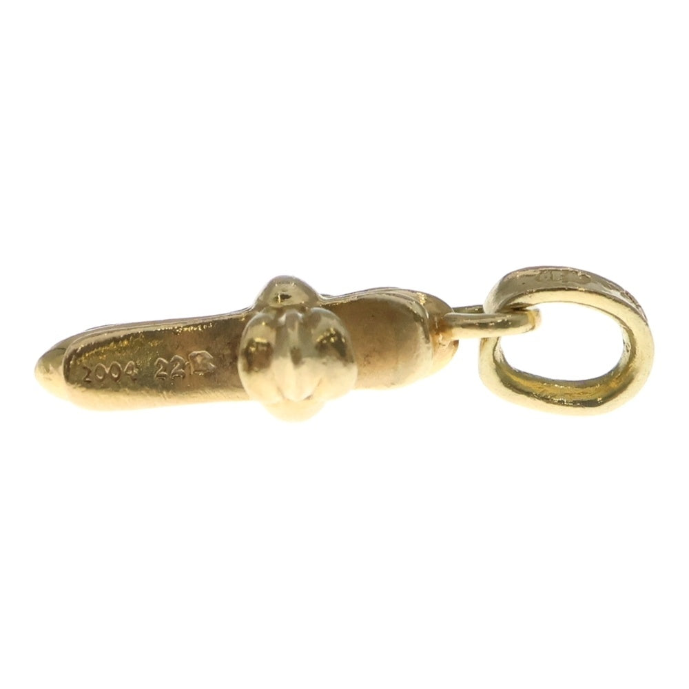 CHROME HEARTS(クロムハーツ) 22K CRS BBYFAT ベイビーファットクロス ペンダントトップ ゴールド BCA037