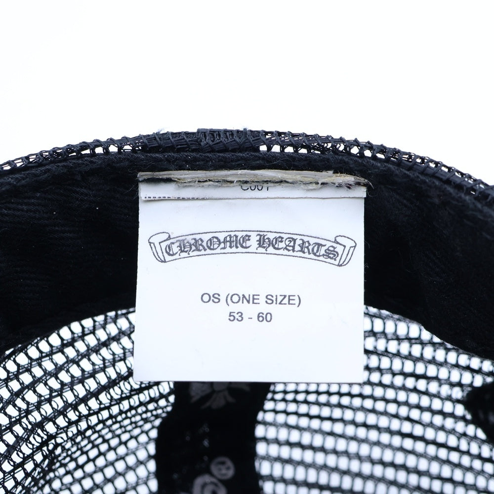 CHROME HEARTS(クロムハーツ) ×MATTYBOY CHOMPER TRUCKER CAP マッティボーイ チョンパー トラッカーキャップ 帽子 ブラック