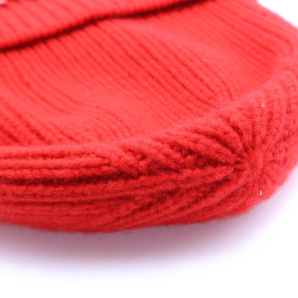 LOUIS VUITTON(ルイヴィトン) 21AW ボネ LV アヘッド ロゴ ニットキャップ レッド MP3249