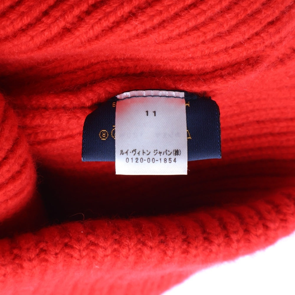 LOUIS VUITTON(ルイヴィトン) 21AW ボネ LV アヘッド ロゴ ニットキャップ レッド MP3249