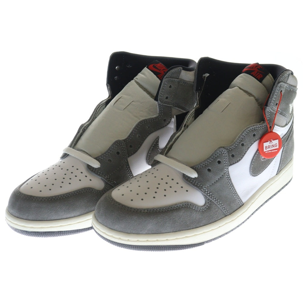 NIKE(ナイキ) AIR JORDAN 1 RETRO HIGH OG BLACK AND SMOKE GREY エアジョーダン1 ブラックアンドスモークグレー ハイカットスニーカー US10.5/28.5cm DZ5485-051