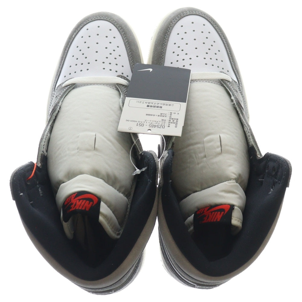 NIKE(ナイキ) AIR JORDAN 1 RETRO HIGH OG BLACK AND SMOKE GREY エアジョーダン1 ブラックアンドスモークグレー ハイカットスニーカー US10.5/28.5cm DZ5485-051