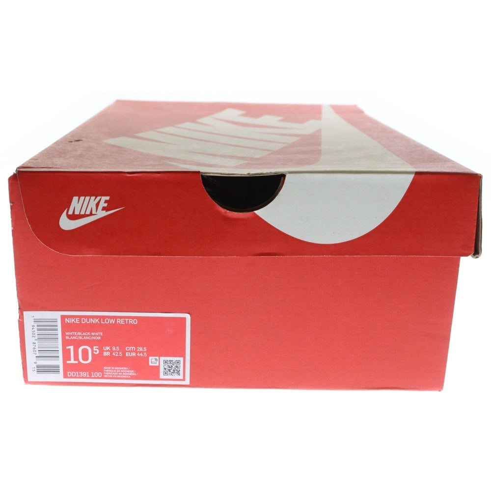 NIKE(ナイキ) DUNK LOW PANDA ダンク パンダ ローカットスニーカー ブラック/ホワイト US10.5/28.5cm DD1391-100