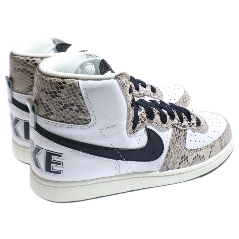 NIKE(ナイキ) TERMINATOR HIGH COCOA SNAKE ターミネーター ココアスネーク ハイカットスニーカー ホワイト/ベージュ US10/28cm FB1318-100