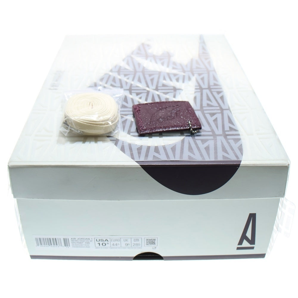 NIKE(ナイキ) ×アママニエール Air Jordan 1 Retro High OG Sail and Burgundy エアジョーダン1 レトロ ハイ OG ハイカットスニーカー US10.5/28.5cm DO7097-100