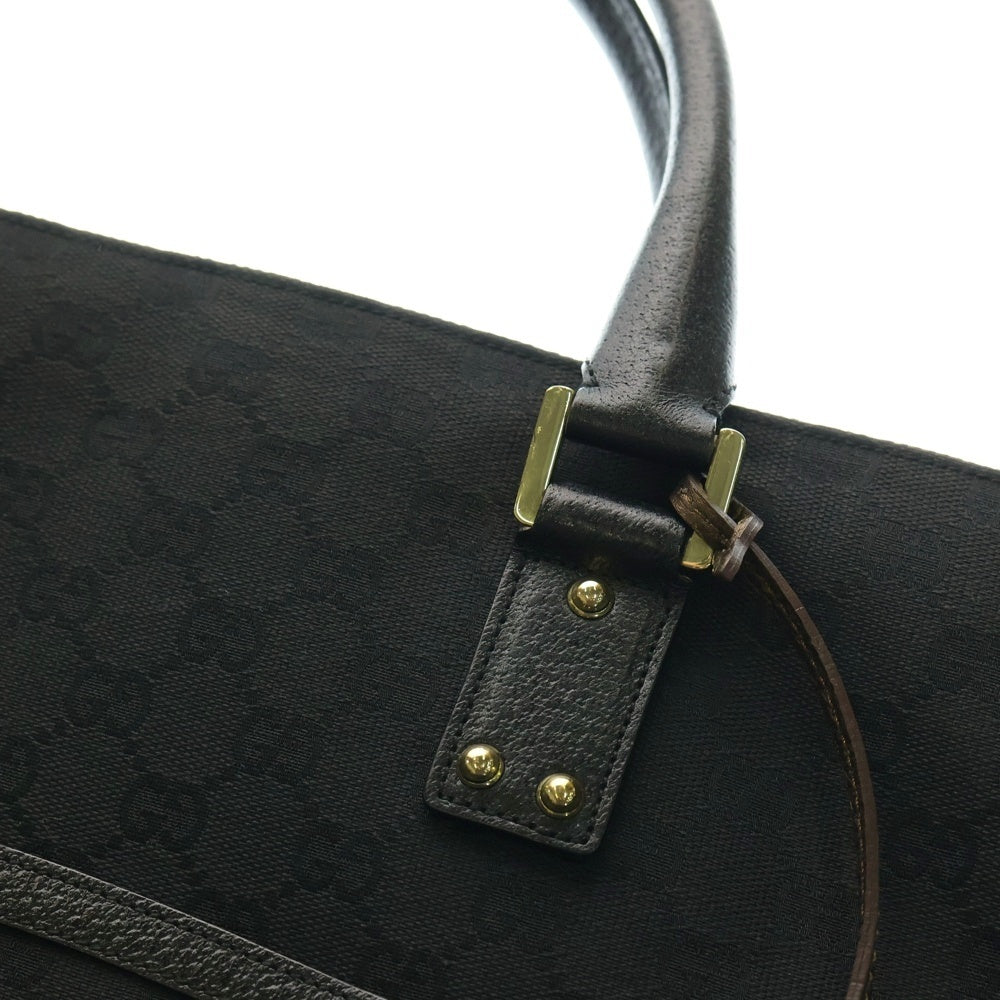 GUCCI(グッチ) GGキャンバス 2WAY ショルダートートバッグ ブラック 115525 203989