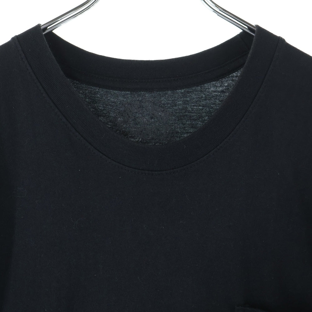 CHROME HEARTS(クロムハーツ) Horseshoe Los Angeles バックホースシュー ロサンゼルス クルーネック半袖Tシャツカットソー ブラック