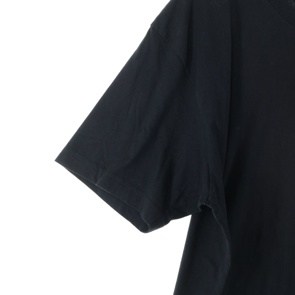 CHROME HEARTS(クロムハーツ) Horseshoe Los Angeles バックホースシュー ロサンゼルス クルーネック半袖Tシャツカットソー ブラック