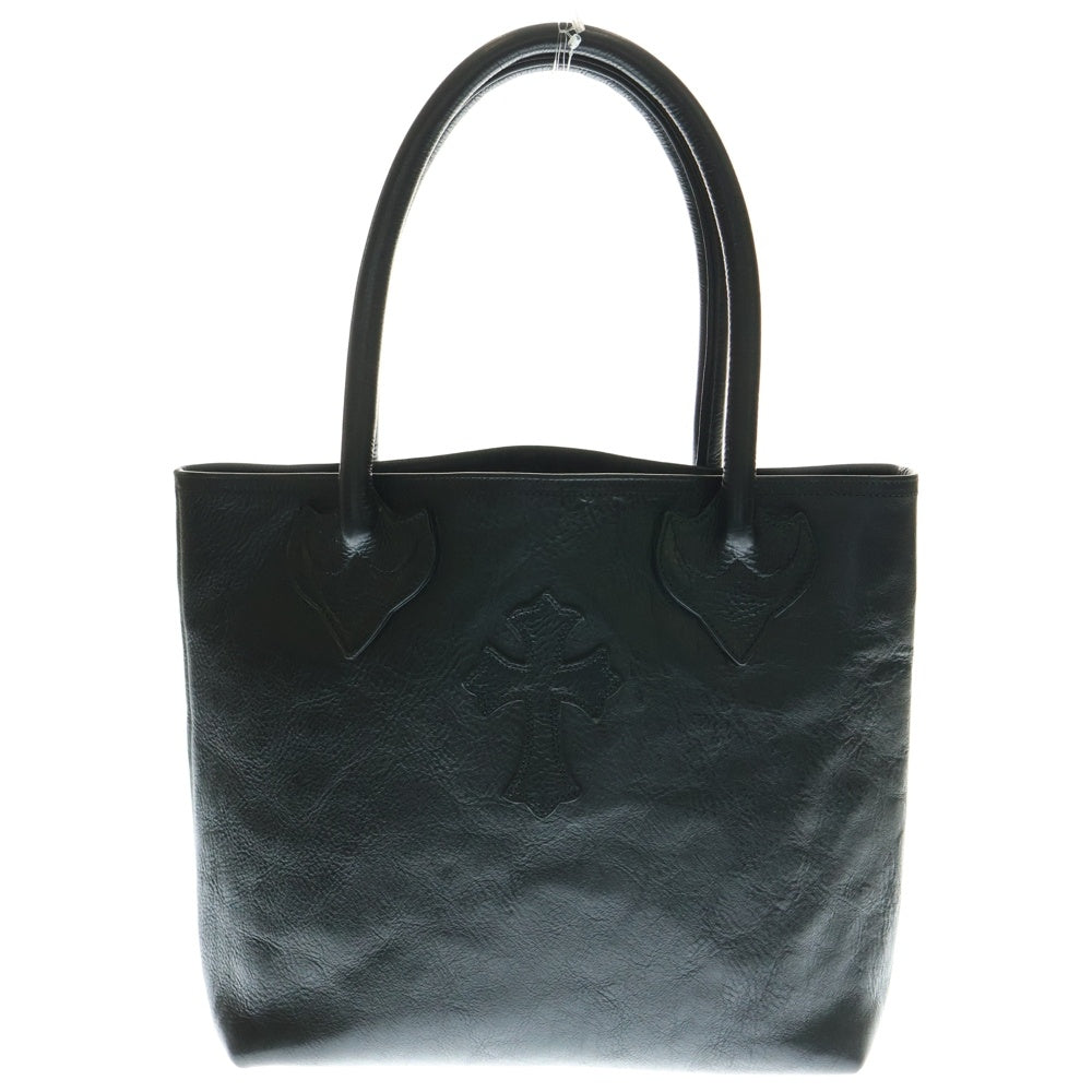 CHROME HEARTS(クロムハーツ) FS TOTE FSトート クロスパッチ レザートートバッグ ブラック