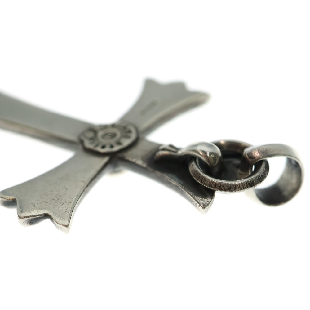 CHROME HEARTS(クロムハーツ) LG W BALE ラージCHクロス Wベイル ネックレストップ シルバー BCA393