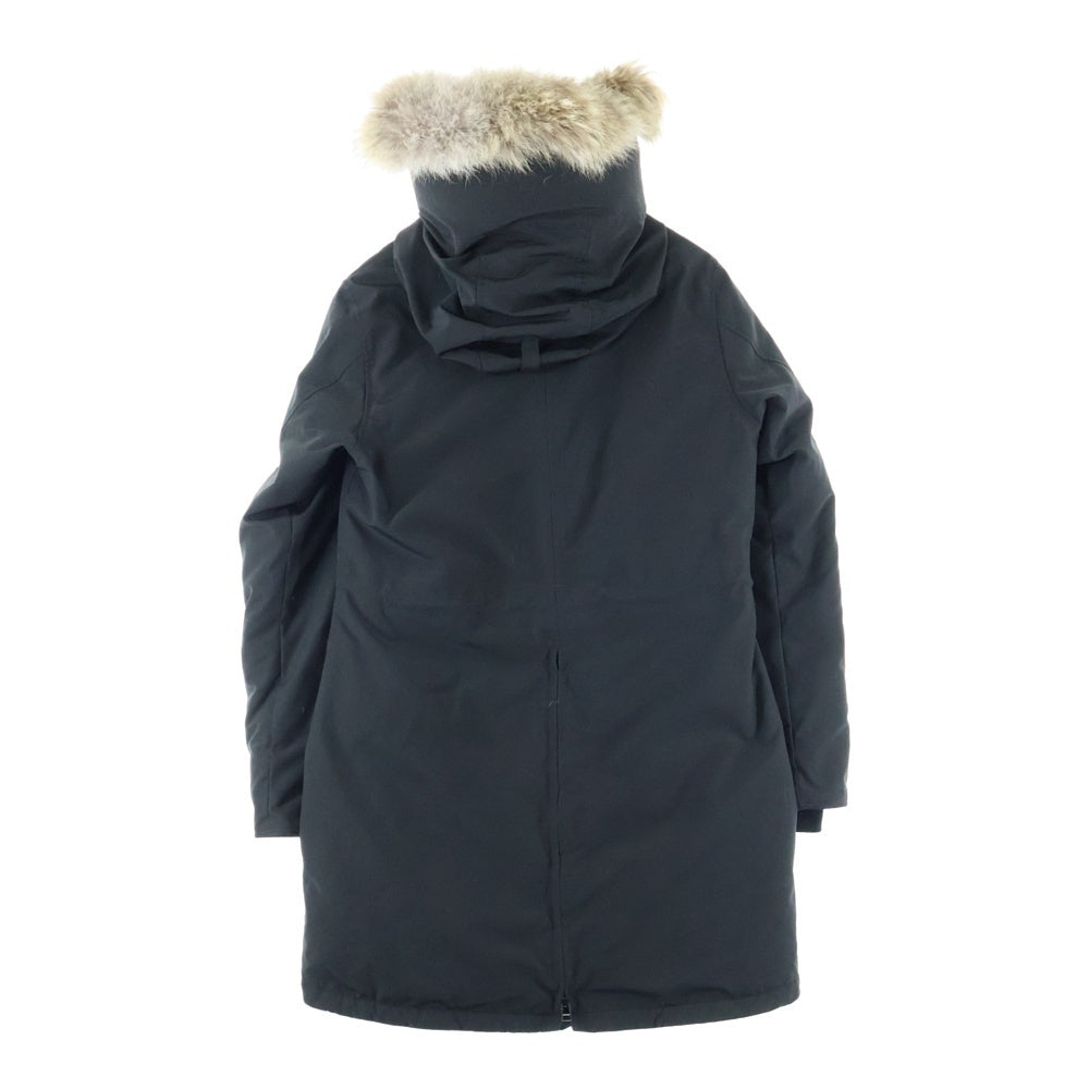 CANADA GOOSE(カナダグース) ROSSCLAIR PARKA ロスクレアパーカ コヨーテファー フーディーダウンコート レディース ブラック 2580LA