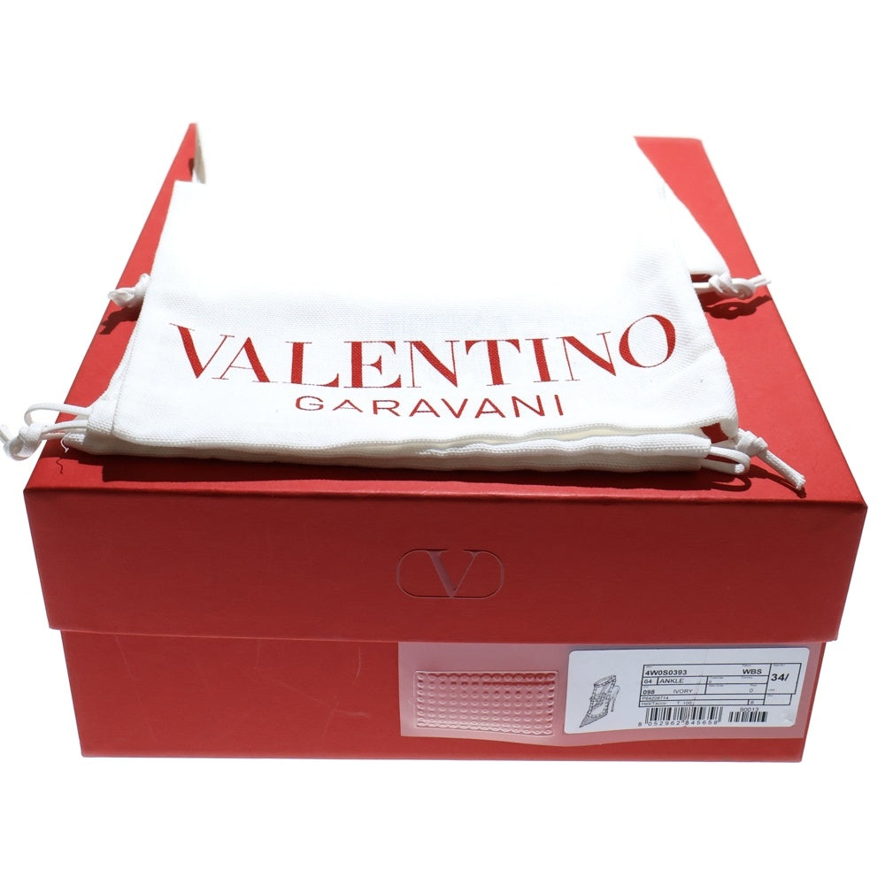 VALENTINO GARAVANI(ヴァレンチノガラヴァーニ) ロックスタッズ ストラップヒールパンプス レディース ホワイト VS4 393