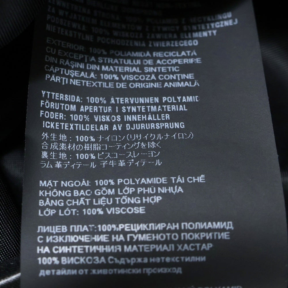 PRADA(プラダ) 24AW RE-NYLON 三角プレートリナイロンノースリーブワンピース レディース ブラック 230715 S000 1WQ8