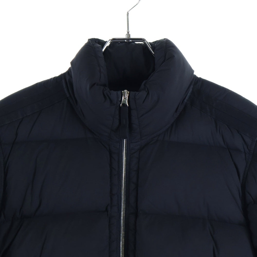 STONE ISLAND(ストーンアイランド) ロゴワッペン ナイロンストレッチスタンドカラーダウンジャケット ブラック 791544028