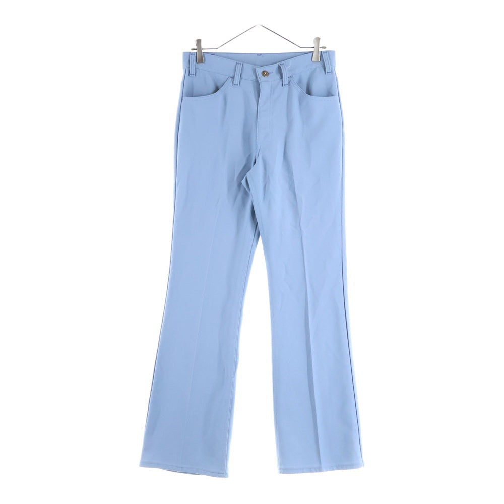 Levi's(リーバイス) VINTAGE 80s 646 ナイロンセンタープレススラックスベルボトムパンツ ブルー