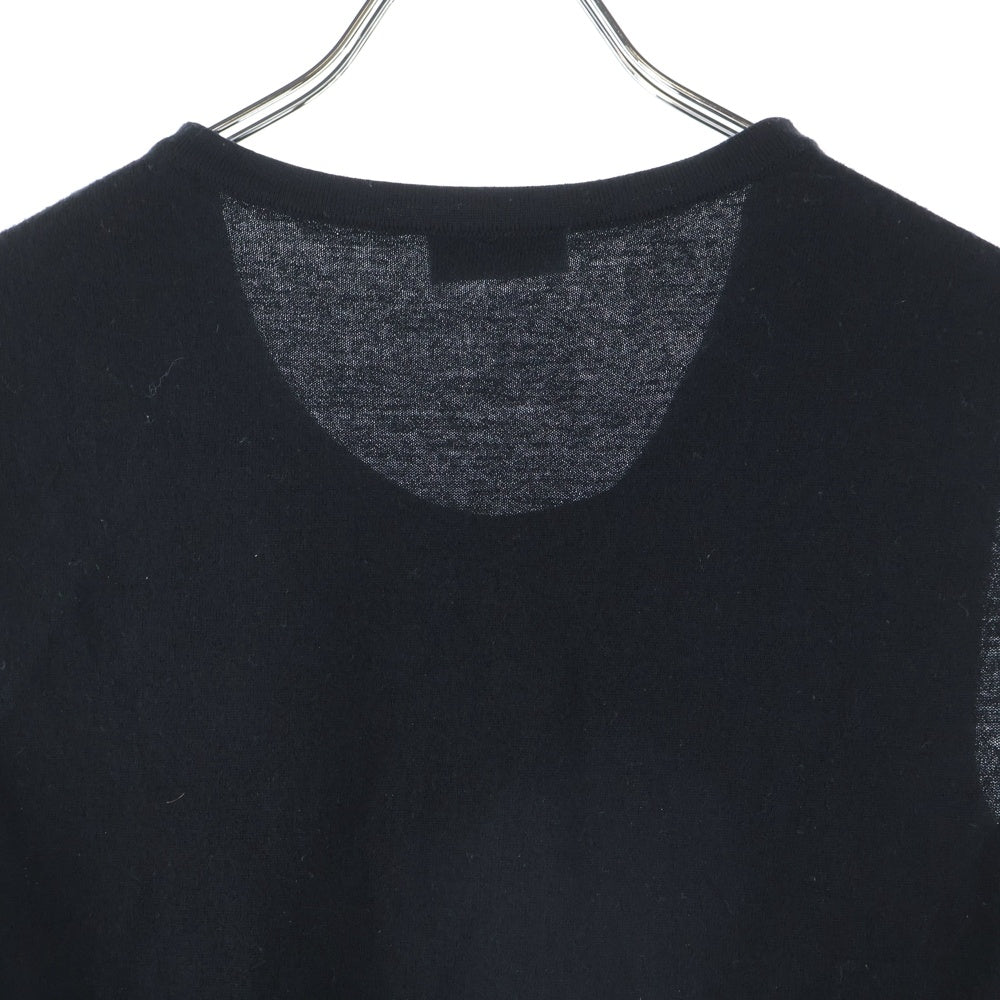 Salvatore Ferragamo(サルヴァトーレ フェラガモ) ショルダーボタンデザイン ノースリーブニットシャツ レディース ブラック