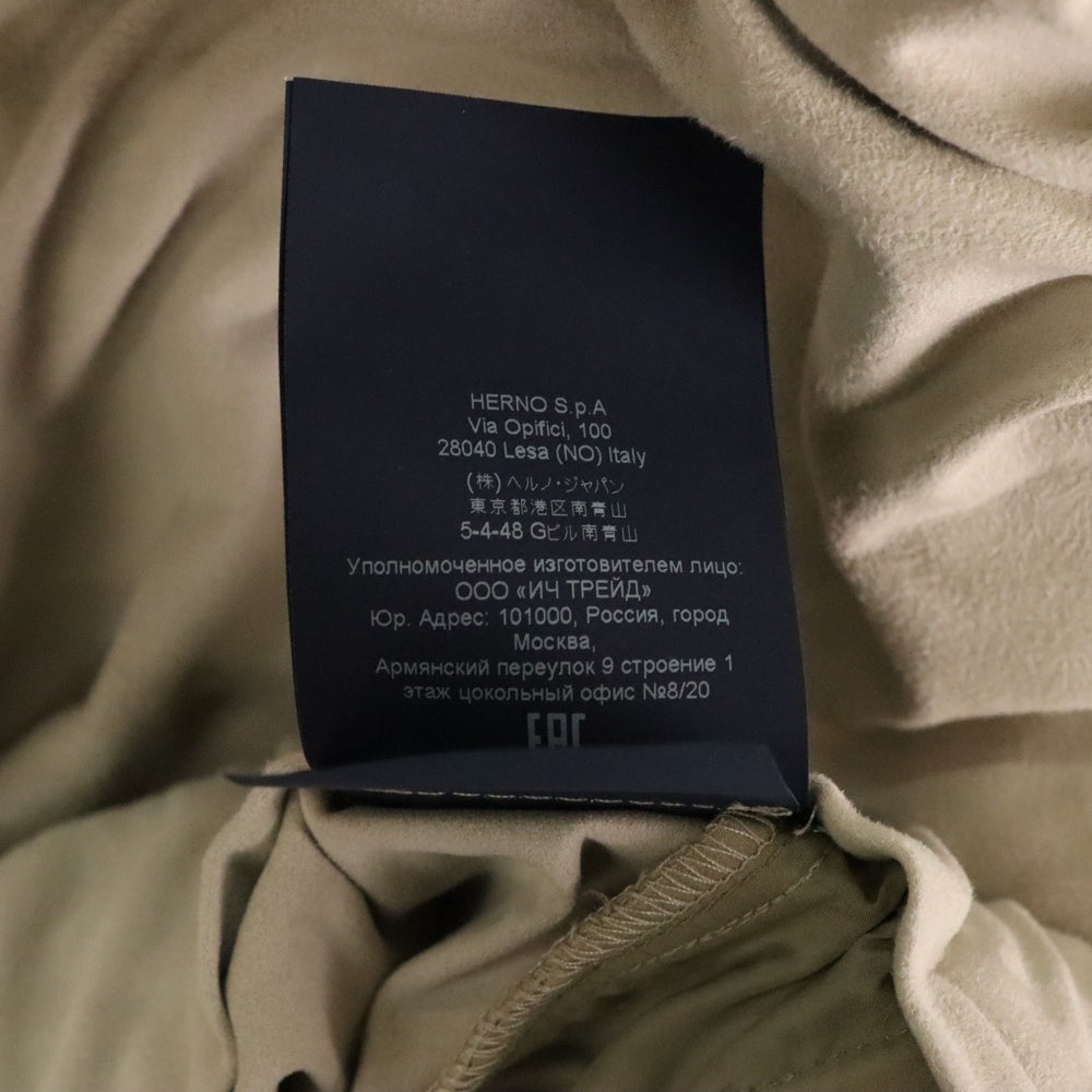HERNO(ヘルノ) エルテルスエード イージーパンツ レディース ベージュ 58025-53385-1