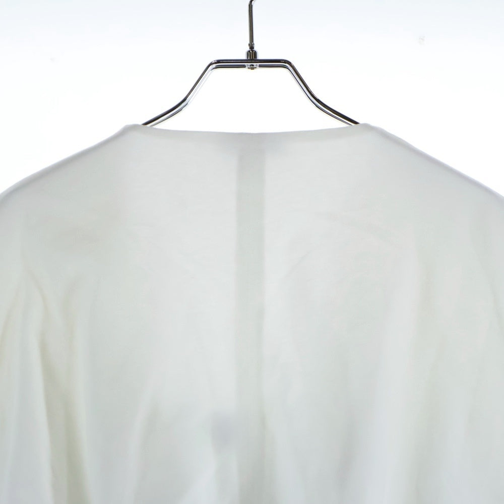 ALAIA(アライア) ウエストストラップ ロゴクロップトップ レディース ホワイト AA9H04084J010