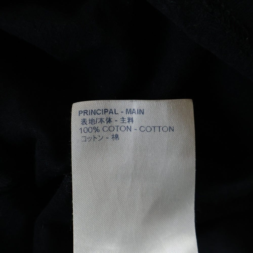 LOUIS VUITTON(ルイヴィトン) LVロゴ ブリックプリント クルーネック半袖Tシャツカットソー ブラック RM191 LVO HGY97W