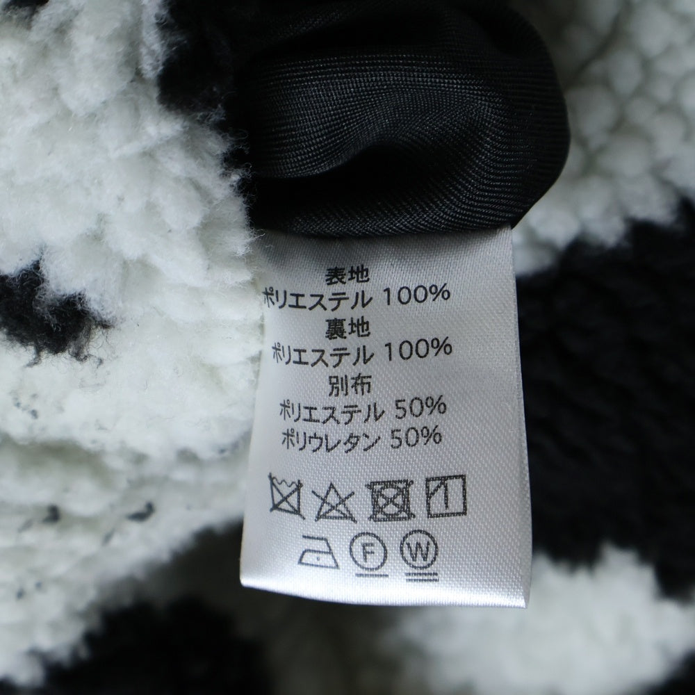 NO BRAND(ノーブランド) Left Alone レフトアローン リバーシブル アニマル総柄 ジャケット ブラック 22LA-161