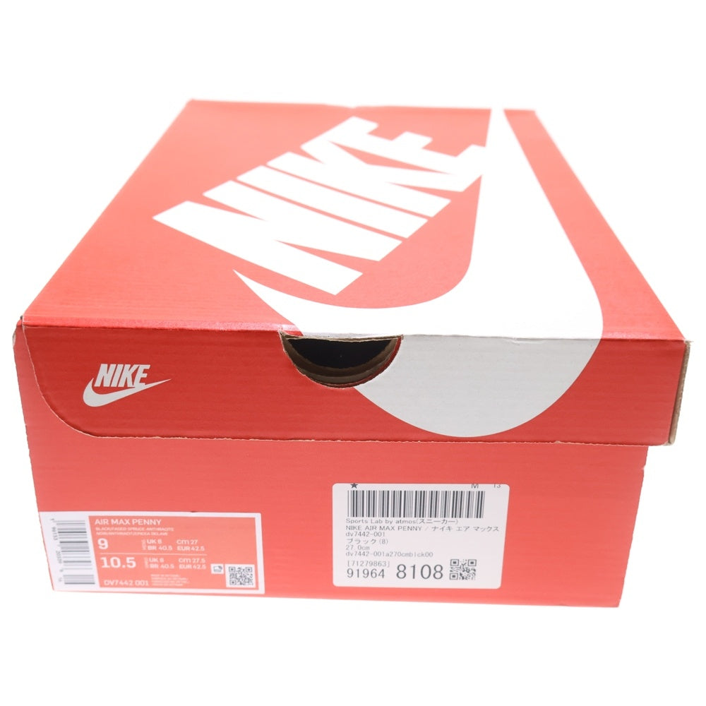 NIKE(ナイキ) Air Max Penny 1 Black エアマックス ペニー1 ローカットスニーカー ブラック US9/27cm DV7442-001