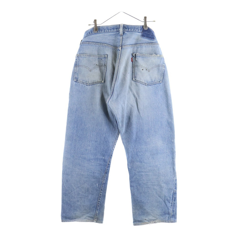 Levi's(リーバイス) 80S VINTAGE 501 ヴィンテージ 66後期 ボタン裏6 スモールe 赤耳 ボタンフライデニムパンツ インディゴ