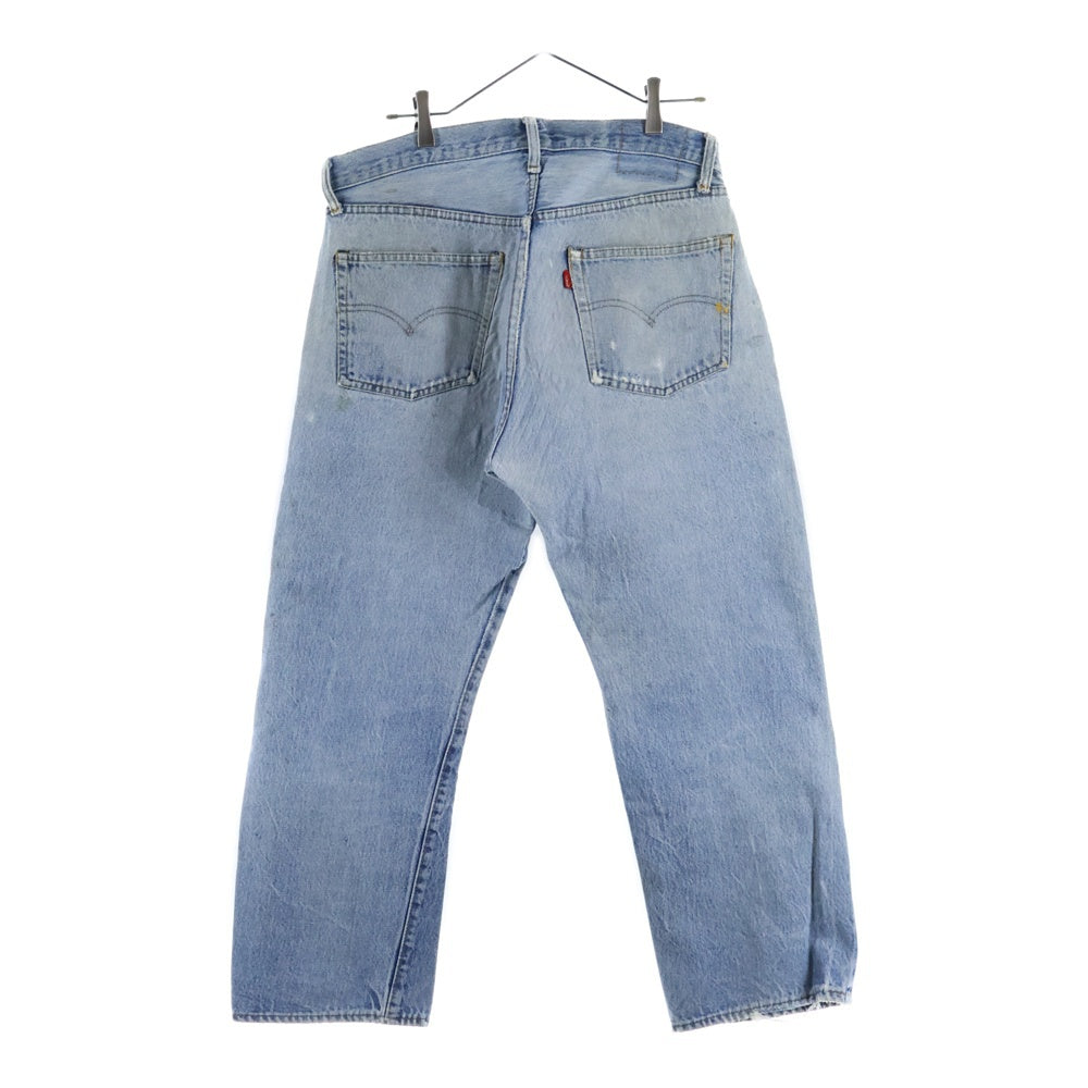Levi's(リーバイス) 80S VINTAGE 501 ヴィンテージ 66後期 ボタン裏6 スモールe 赤耳 ボタンフライデニムパンツ インディゴ