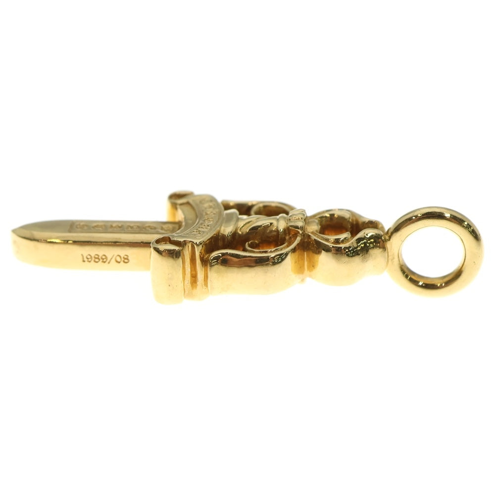 CHROME HEARTS(クロムハーツ) 22K DOUBLE DAGGER ダブルダガー ペンダントトップ ゴールド BCA038