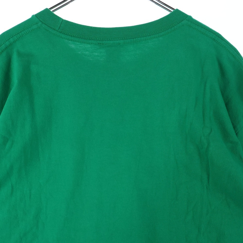 have a good time(ハブアグッドタイム) フロントロゴプリント クルーネック半袖Tシャツカットソー グリーン