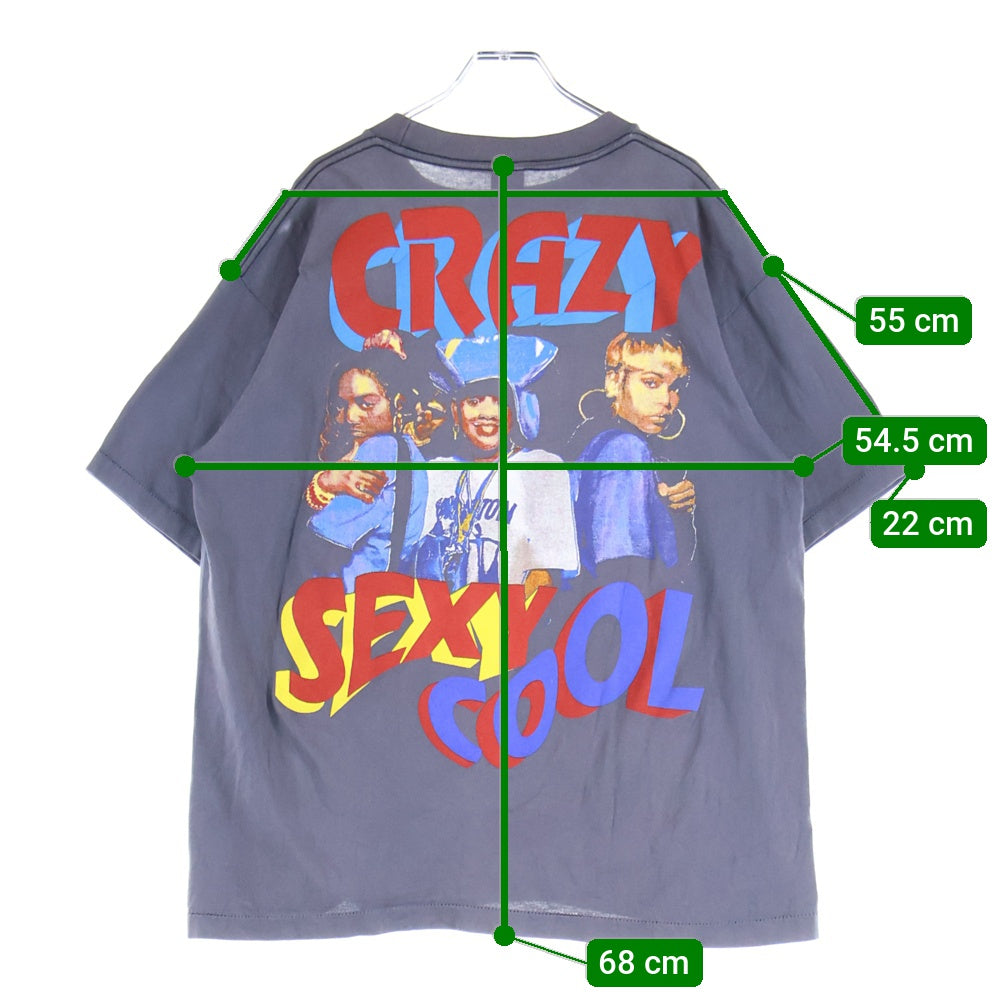 VINTAGE(ヴィンテージ) 90S TLC CREEP TEE 両面プリント クルーネック半袖Tシャツカットソー グレー