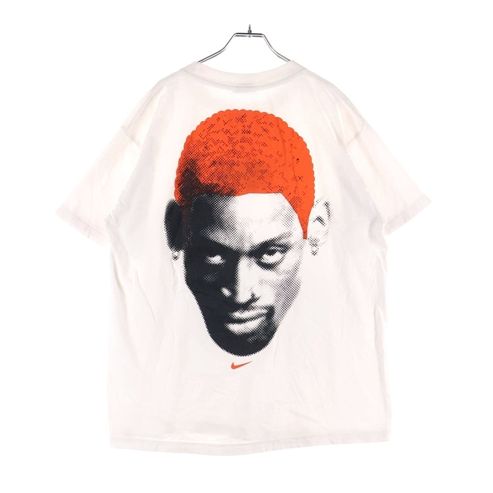 NIKE(ナイキ) 90s DENNIS RODMAN TEE デニス ロッドマン 両面プリント クルーネック半袖Tシャツカットソー ホワイト