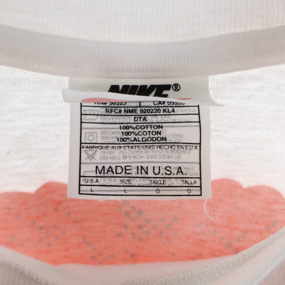 NIKE(ナイキ) 90s DENNIS RODMAN TEE デニス ロッドマン 両面プリント クルーネック半袖Tシャツカットソー ホワイト