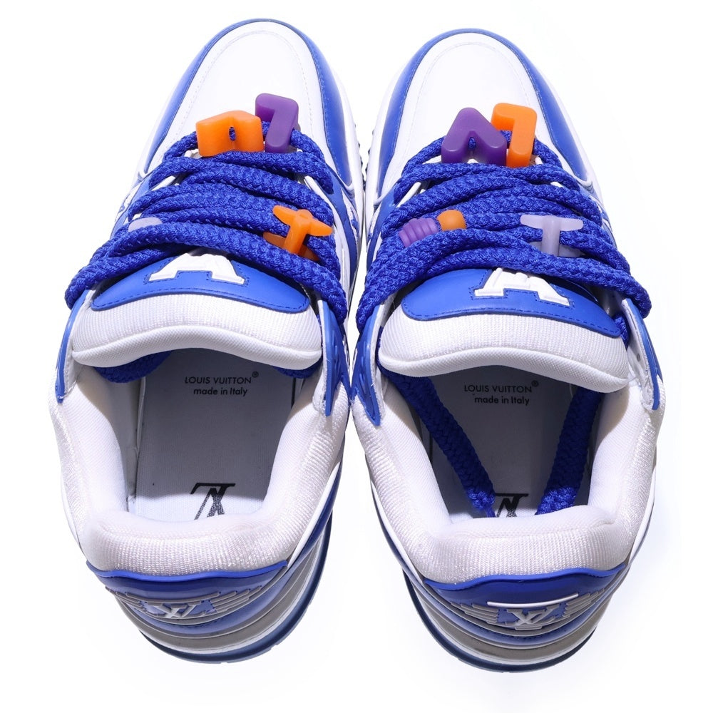 LOUIS VUITTON(ルイヴィトン) LVトレイナー マキシライン ローカットスニーカー ブルー 1ABZPU