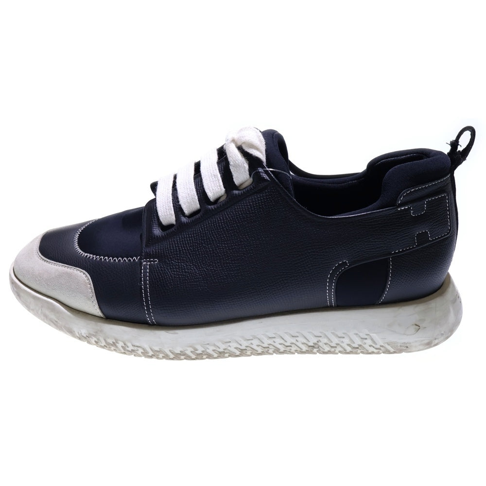 HERMES(エルメス) Vitesse ヴィテス カーフレザー ローカットスニーカー ブラック