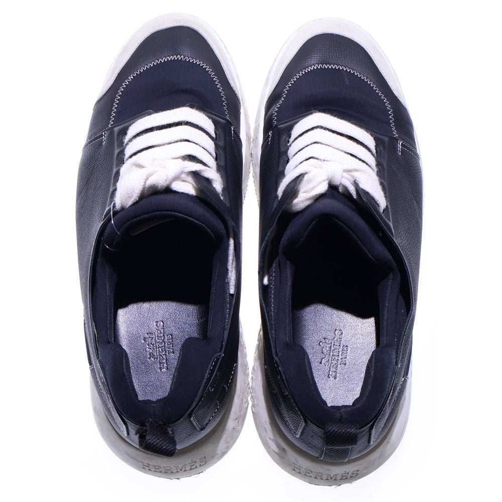 HERMES(エルメス) Vitesse ヴィテス カーフレザー ローカットスニーカー ブラック