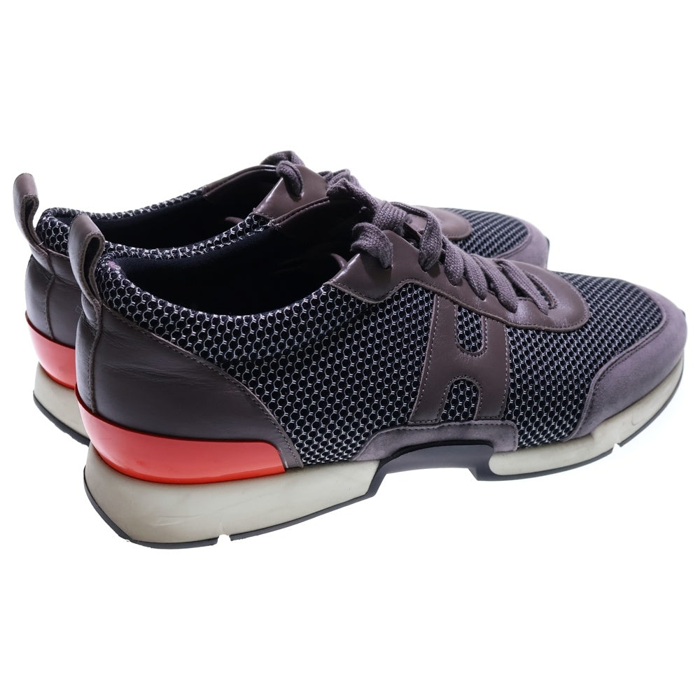 HERMES(エルメス) Starter スターター ファブリック ローカットスニーカー ブラウン