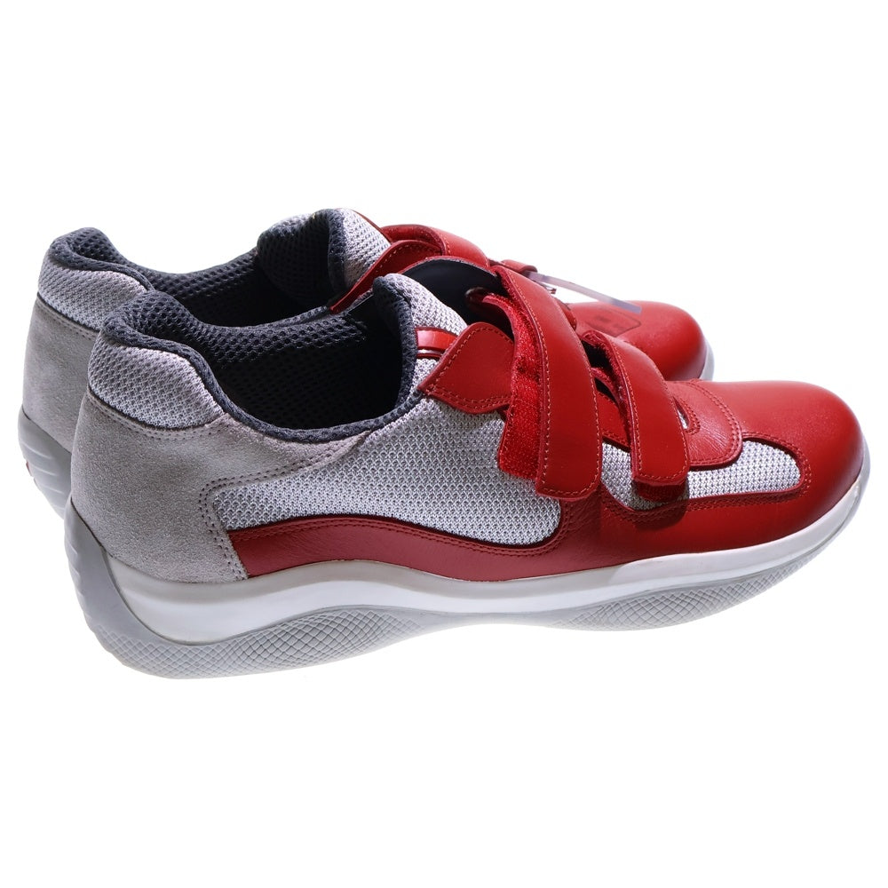PRADA(プラダ) Americas cup アメリカズカップ ローカットスニーカー レッド/グレー