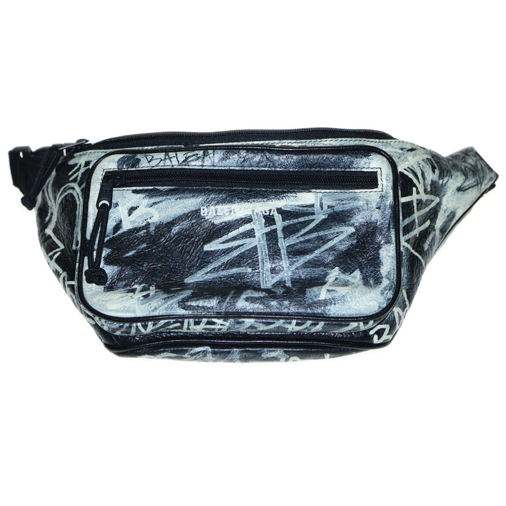 BALENCIAGA(バレンシアガ) EXPLORER Belt Bag Graffiti エクスプローラーベルトバッグ グラフィティ ブラック 529550210L51090