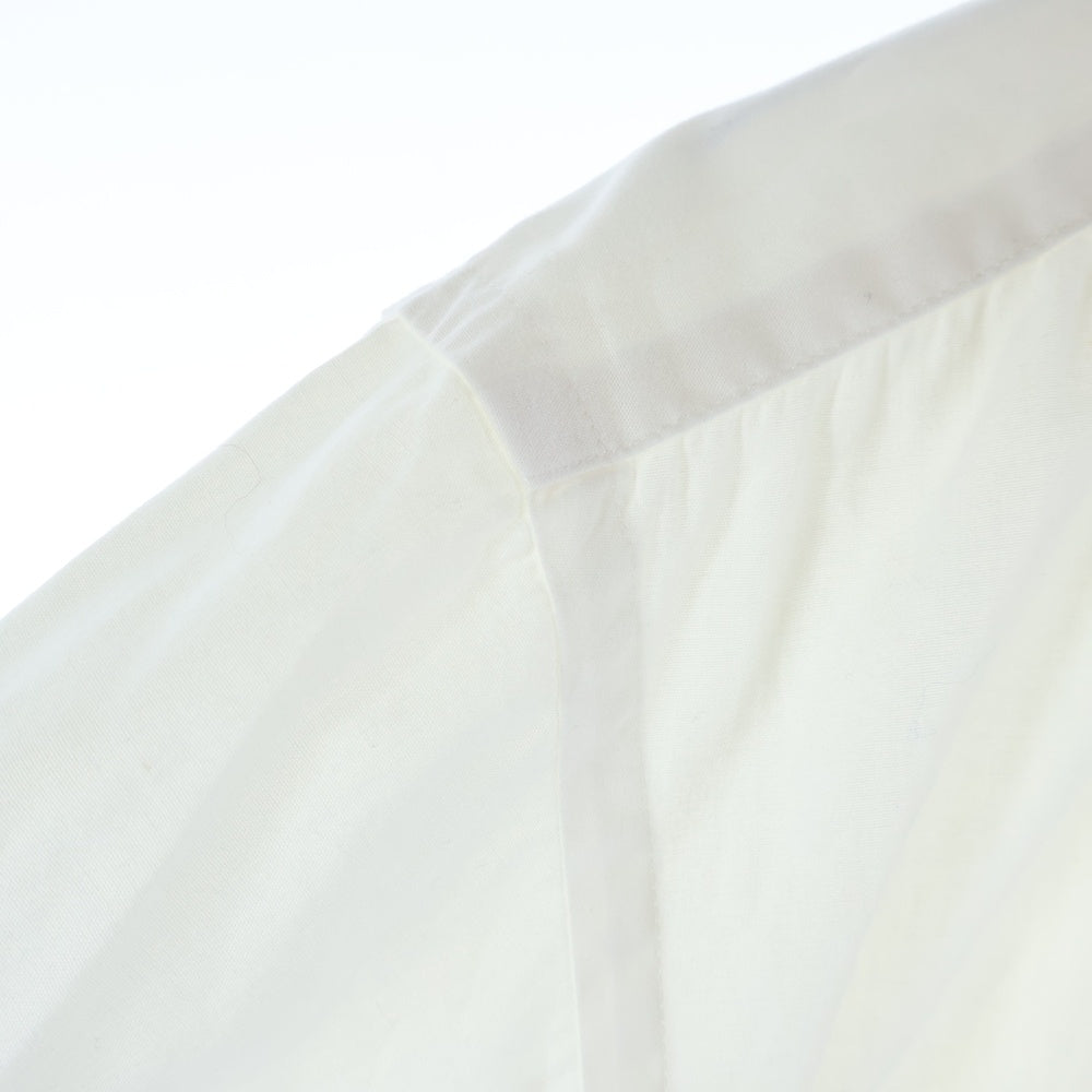 BURBERRY BLACK LABEL(バーバリー ブラックレーベル) 襟チェック柄 長袖シャツ ホワイト BMW80-301-02