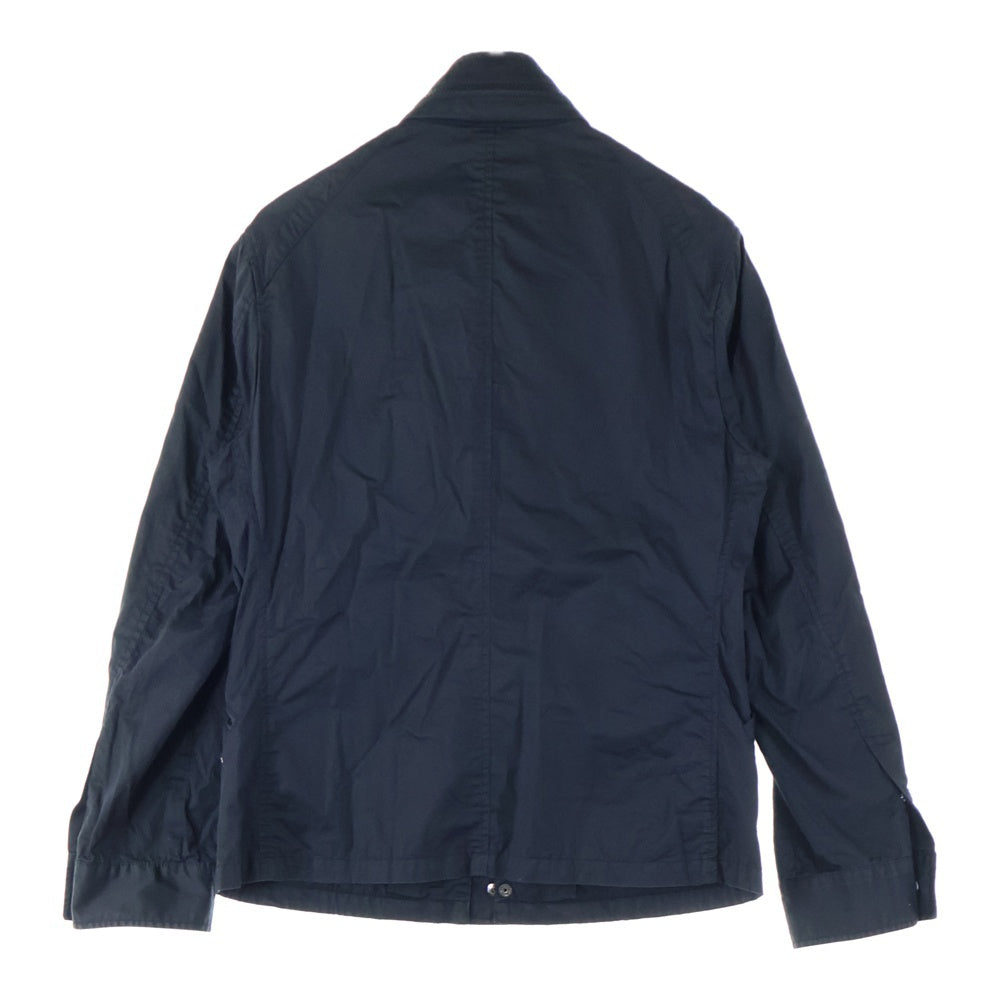 BURBERRY BLACK LABEL(バーバリー ブラックレーベル) ジップアップ フーディーワークジャケット ブラック BMP23-222-09